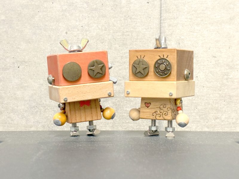 【森のホール工作】木のロボット